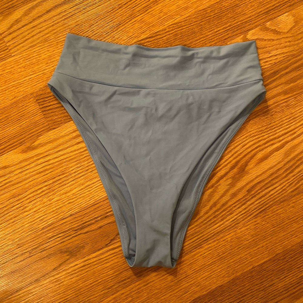 Aerie periwinkle blue high wasted bikini bottoms